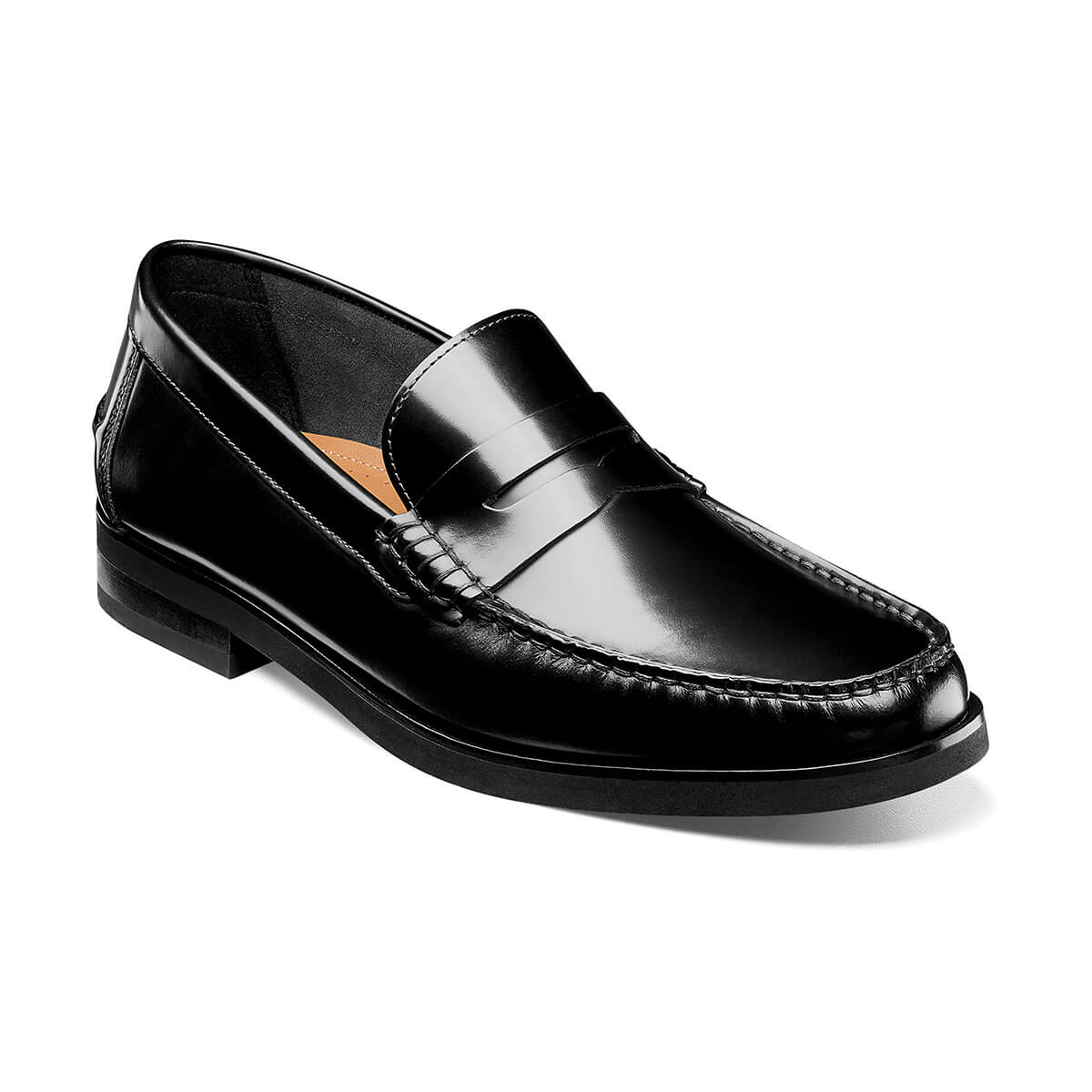 Newest Men’s Shoes | Black FLEX MOC TOE PENNY LOAFER | Florsheim BERKLEY