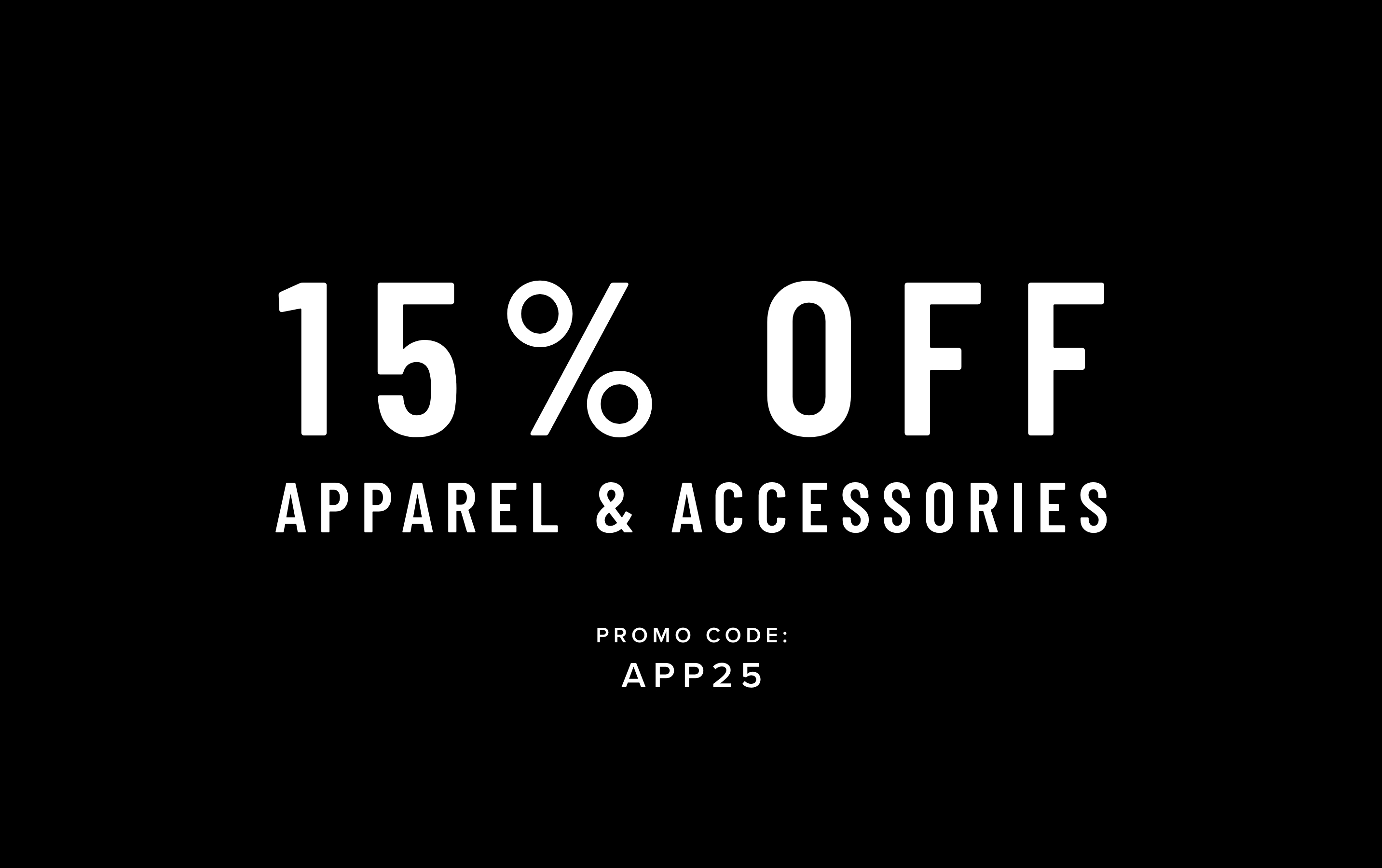 15% Off Apparel