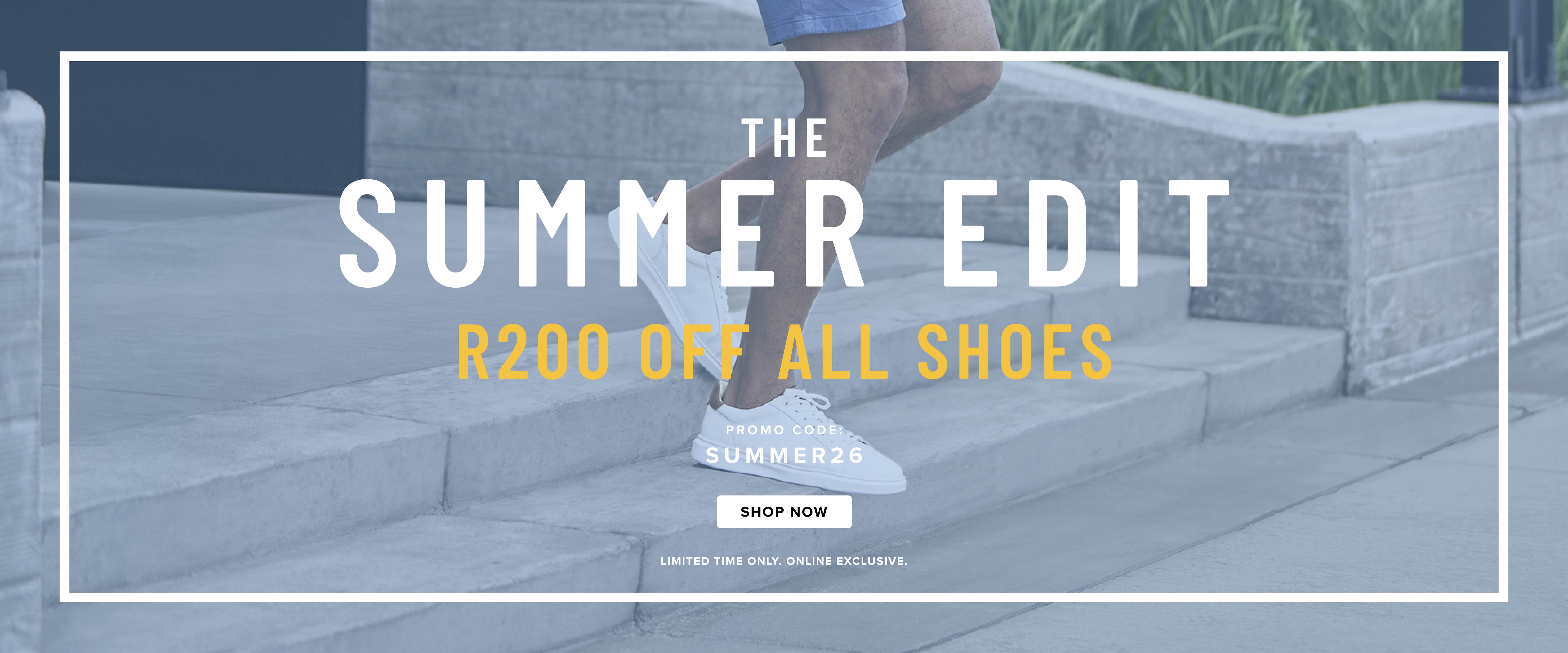 Feb  - R200 off all shoes 