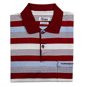 FLORSHEIM GOLFER  DOUBLE MERCERISED COTTON GOLF SHIRT in Burgundy for R999.00