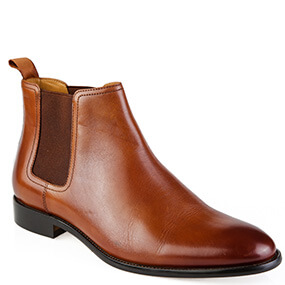 FLEX CHELSEA PLAIN TOE CHELSEA BOOT in Cognac for R2399.00