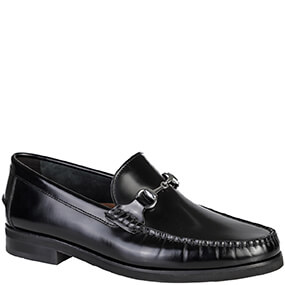BERKLEY  FLEX BIT MOC TOE PENNY LOAFER in Black for R2099.00