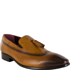 SPARTAN EMBOSSED PLAIN TOE SLIP ON in Camel for R1499.00