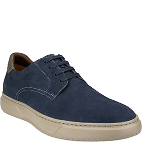 PREMIER  PLAIN TOE LACE UP SNEAKER in Navy for $1799.00