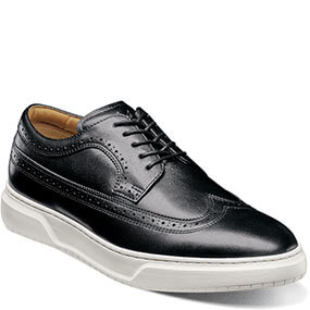 PREMIER WINGTIP LACE UP SNEAKER in Black for R1999.00