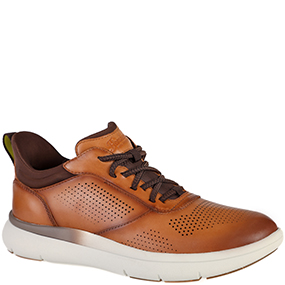 FLEET PERF TOE ELASTIC LACE SNEAKER in Cognac for R1999.00