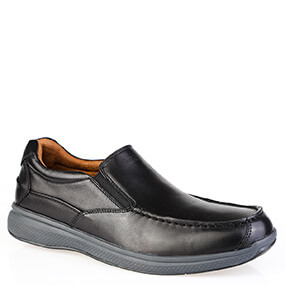 GREAT LAKES  SLIP ON MOC TOE DERBY in Black for R1799.00