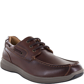 GREAT LAKES  SLIP ON MOC TOE DERBY Redwood