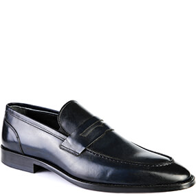 MANISA MOC TOE PENNY SLIP ON in Nero for R3399.00