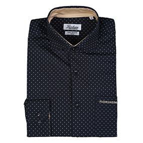 FLORSHEIM SHIRT PRINTED COTTON in Navy for R799.00