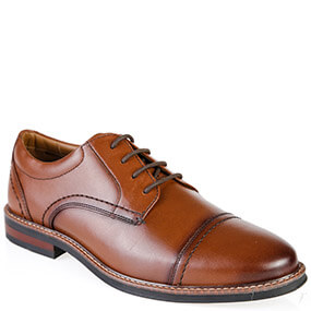 CALDERONE  CAP TOE OXFORD in Cognac for R1299.00