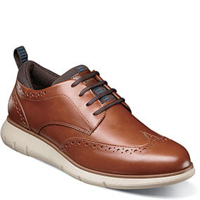 STANCE WINGTIP OXFORD in Cognac for R1399.00