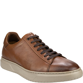 PREMIER SNEAKER PLAIN TOE LACE UP SNEAKER in Cognac for R1999.00