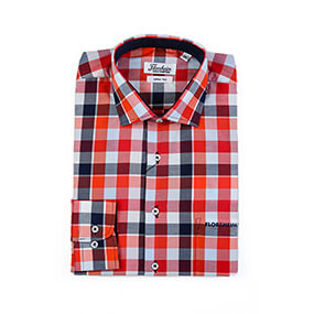 FLORSHEIM WOVEN SHIRT PATTERN WOVEN SHIRT in Red for R799.00