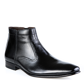 BERNARD PLAIN TOE SIDE ZIP BOOT