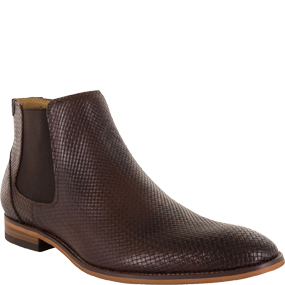 BERNARDO PLAIN TOE CHELSEA BOOT in Brown for R1725.00