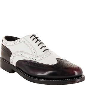 KENMOOR WINGTIP WINGTIP DERBY in Wine&White for R2599.00