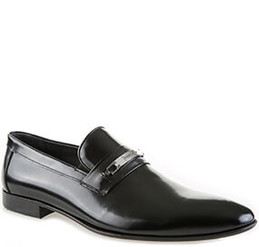 SQUIRE III MOC TOE SLIP ON in Black for $2999.00